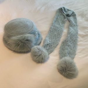 Homemade hat and scarf